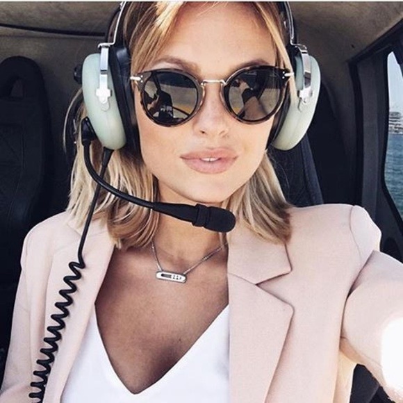 Celine Accessories - CELINE LEA DARK HAVANA ROUND SUNGLASSES CL41373/S